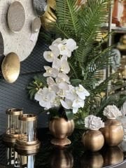 5 parça orkideli set antik