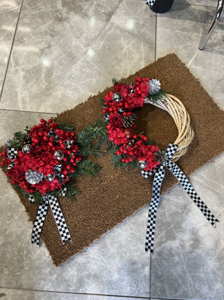 Yılbaşı Konsept Paspas ve Kapı Süsü