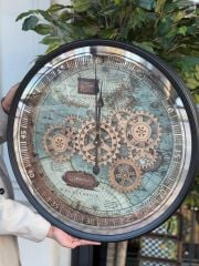 Çarklı Duvar Saati Siyah No:4