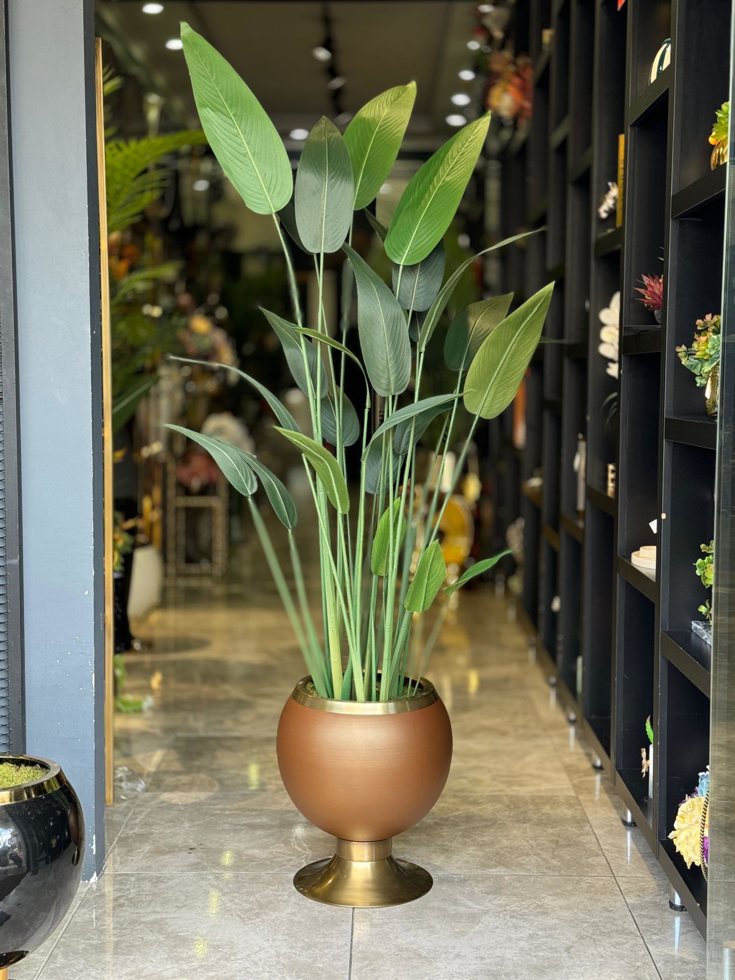 Yapay Starliçeli Lüks Saksı No:4