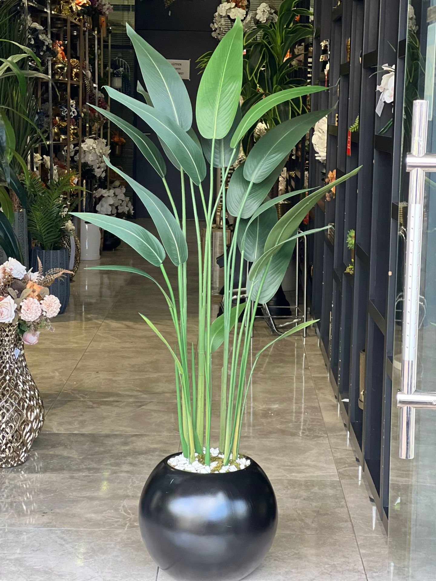 Yapay Starliçeli Top Saksı No:5