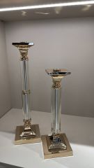 İthal Gold Rose Şamdan Şeffaf Detaylı