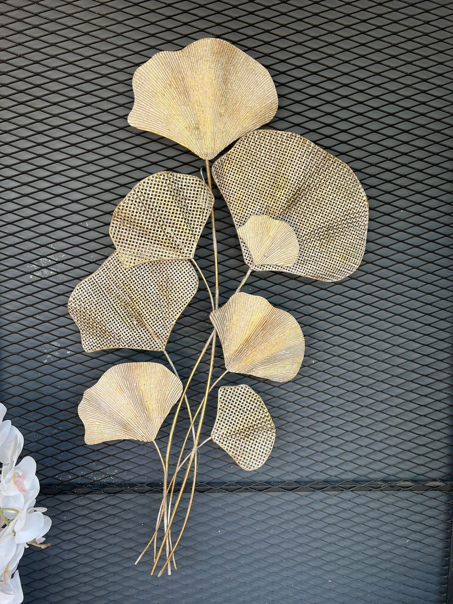 Gold Detaylı Metal Tablo