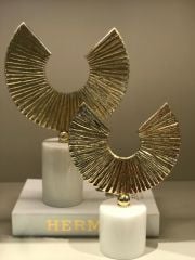 Mermer Kaideli İkili C Dekor Gold