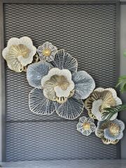 Mavi Gold Metal Tablo