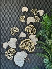 Yaprak Motifli Metal Tablo