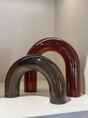 Gökkuşağı Dekor Amber İkiliBüyük 21x20 cm Küçük 19,5x14 cm