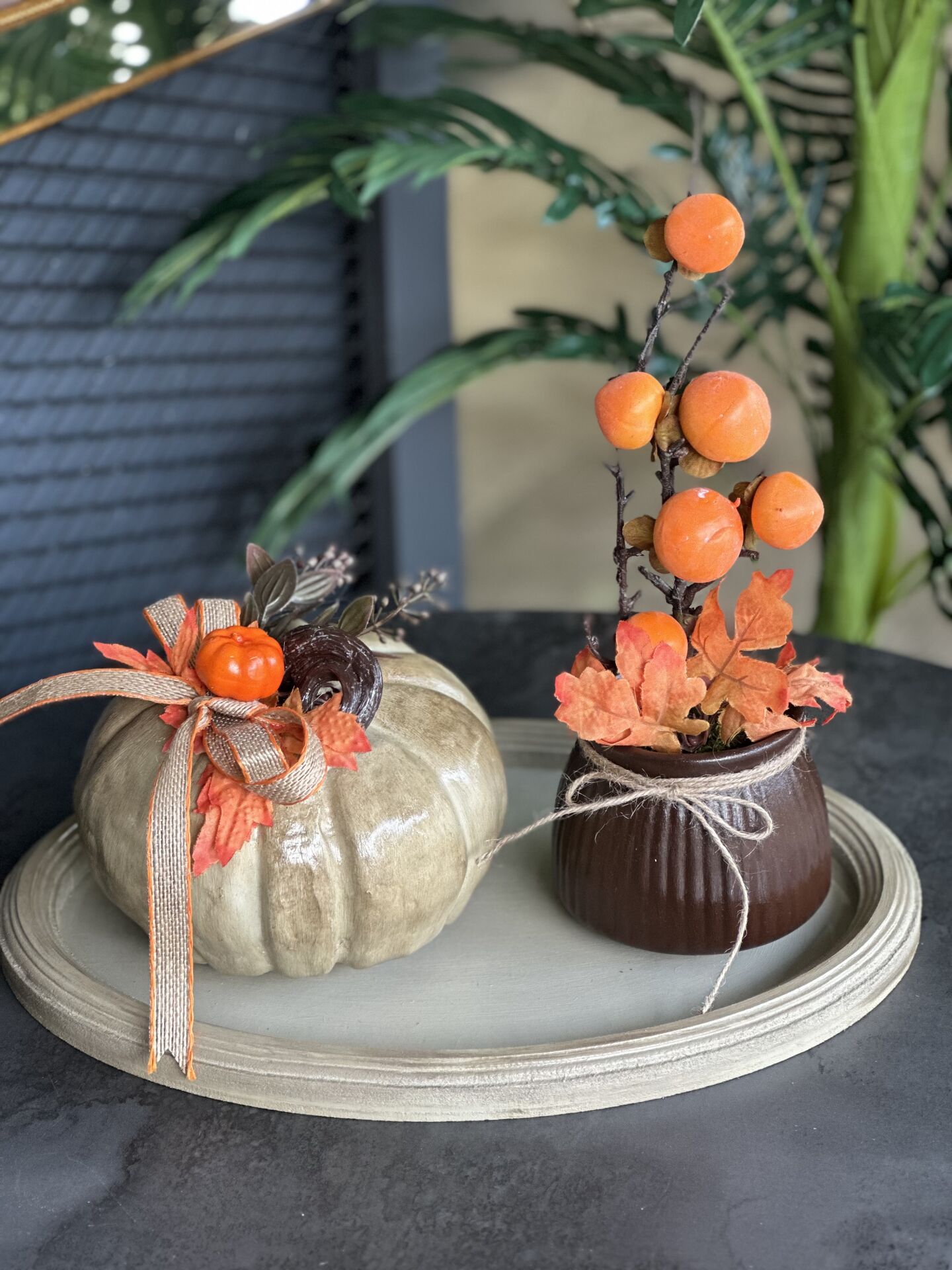 Ahşap Tepsili Kabak Set