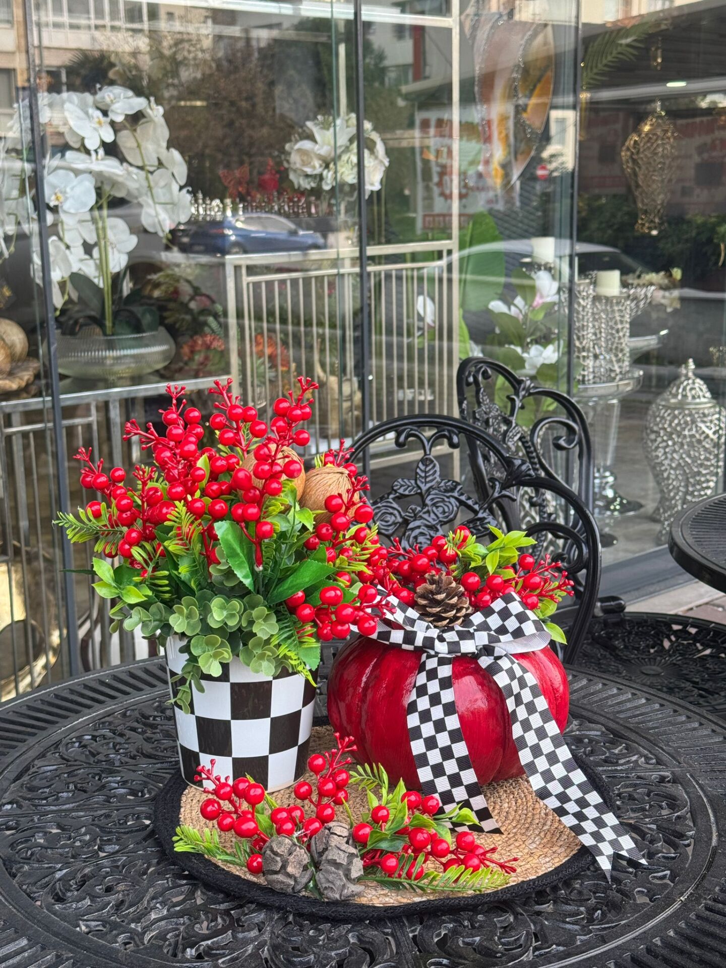 3 Parça Kabak Set Kırmızı