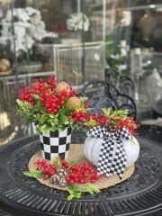 3 Parça Kabak Set Beyaz